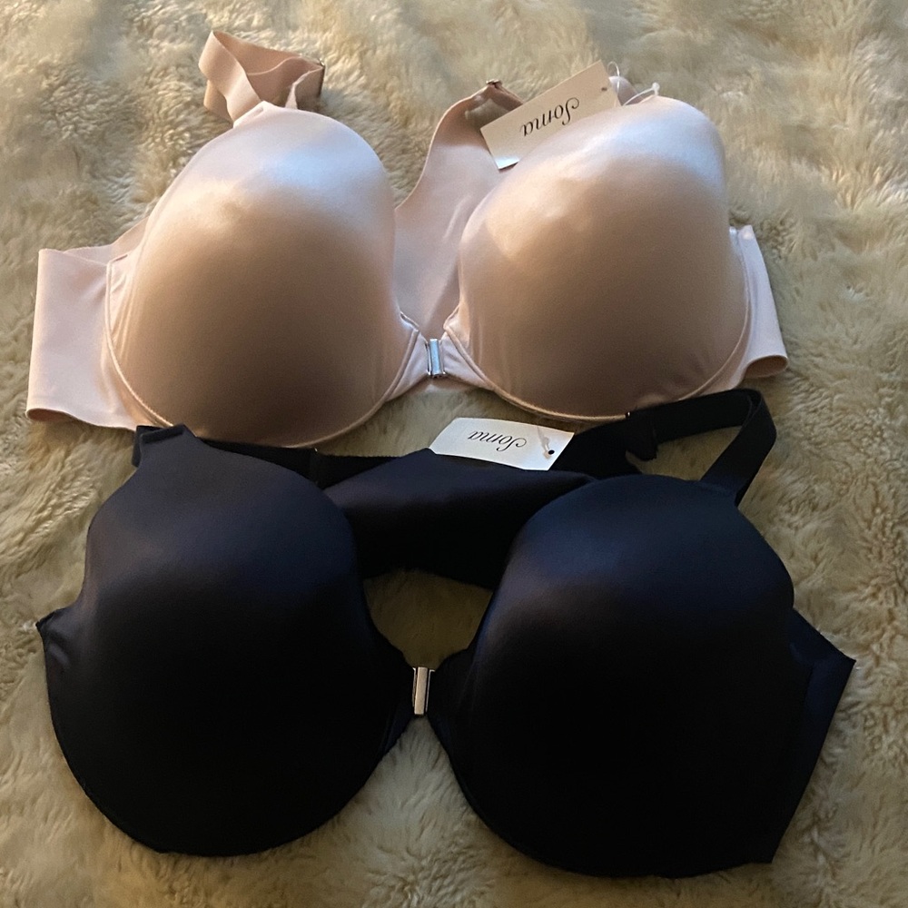 Soma Women's Bra Duo - Black and Cream